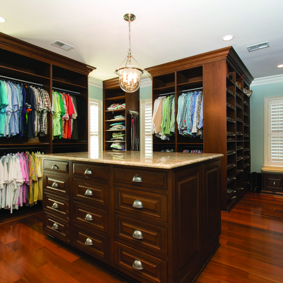 Milan door in Cherry Molasses by Mevers Kitchen and Bath