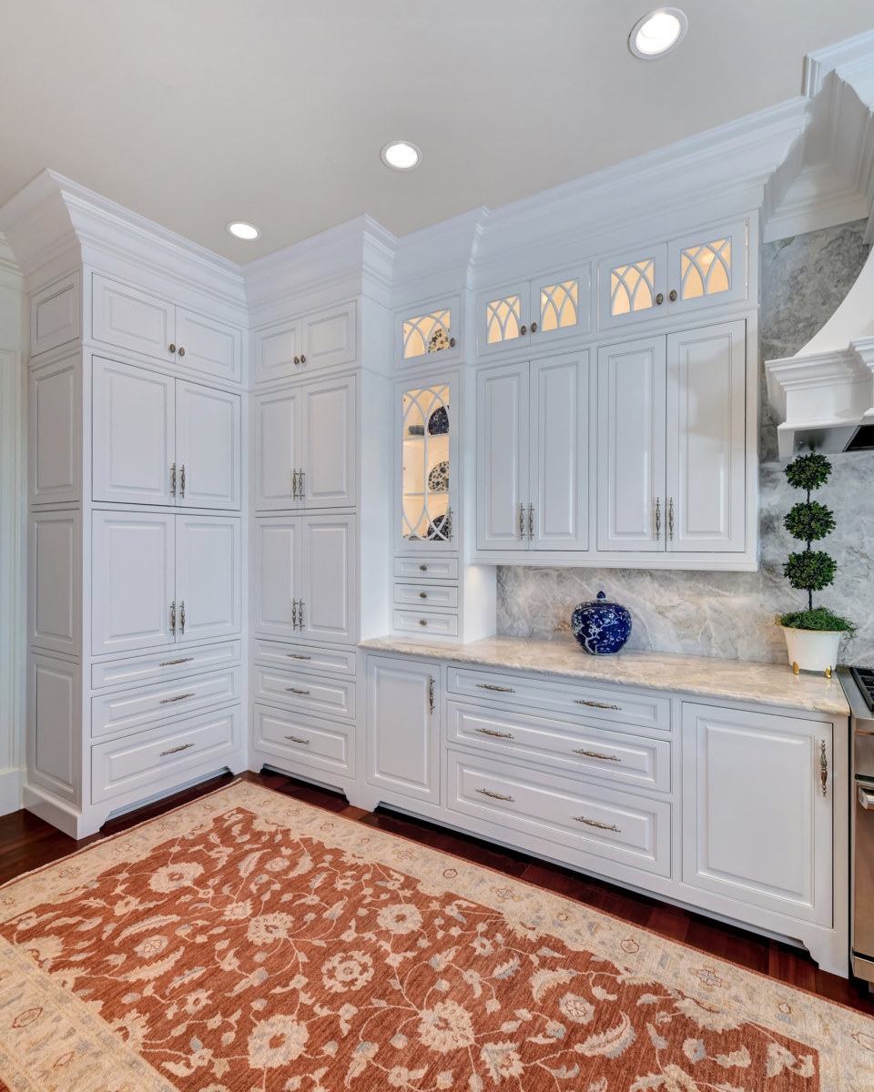 Kensington door style in painted Maple wood by Mevers Kitchen and Bath 2