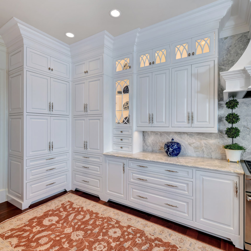 Kensington door style in painted Maple wood by Mevers Kitchen and Bath 2