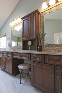 Kensington with Estate moulding in Cherry Molasses by Cabinets Plus