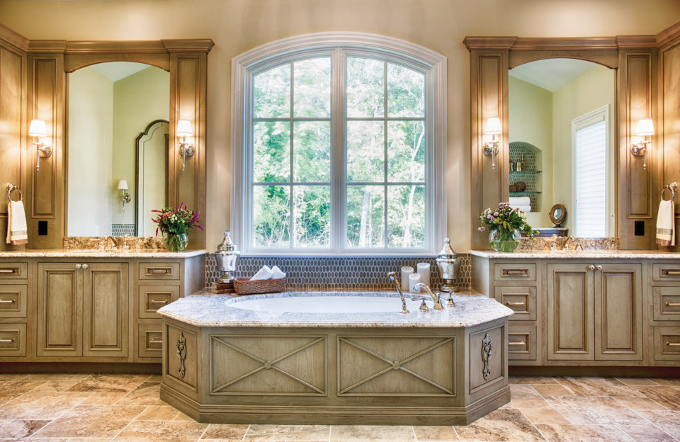 Princeton in Select Cherry Driftwood by KarrBick Kitchen and Bath