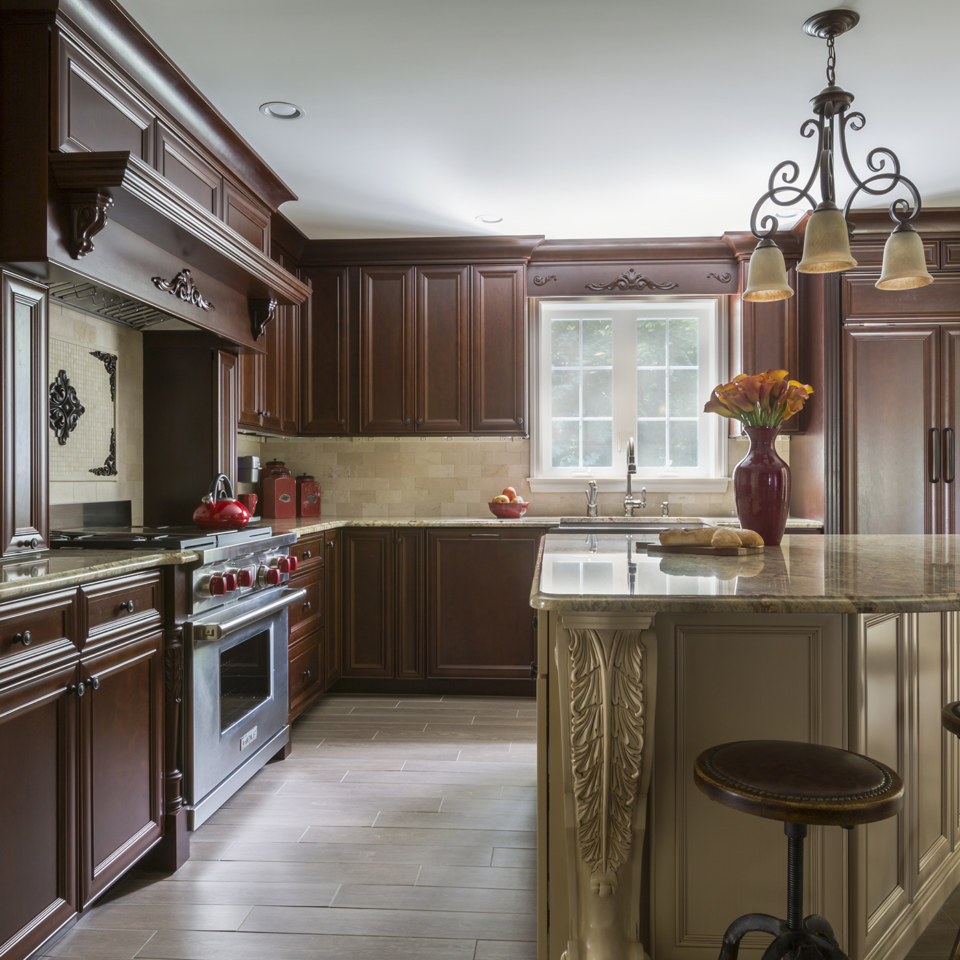 Tiffany door style in Cherry wood by Supply New England 2