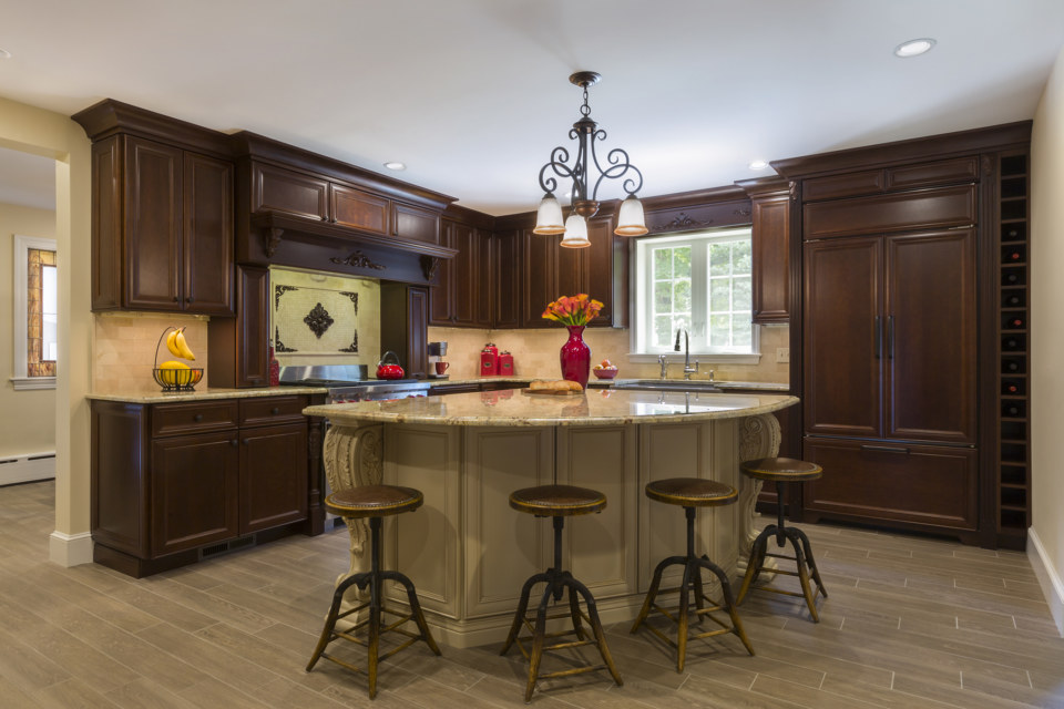 Tiffany door style in Cherry wood by Supply New England