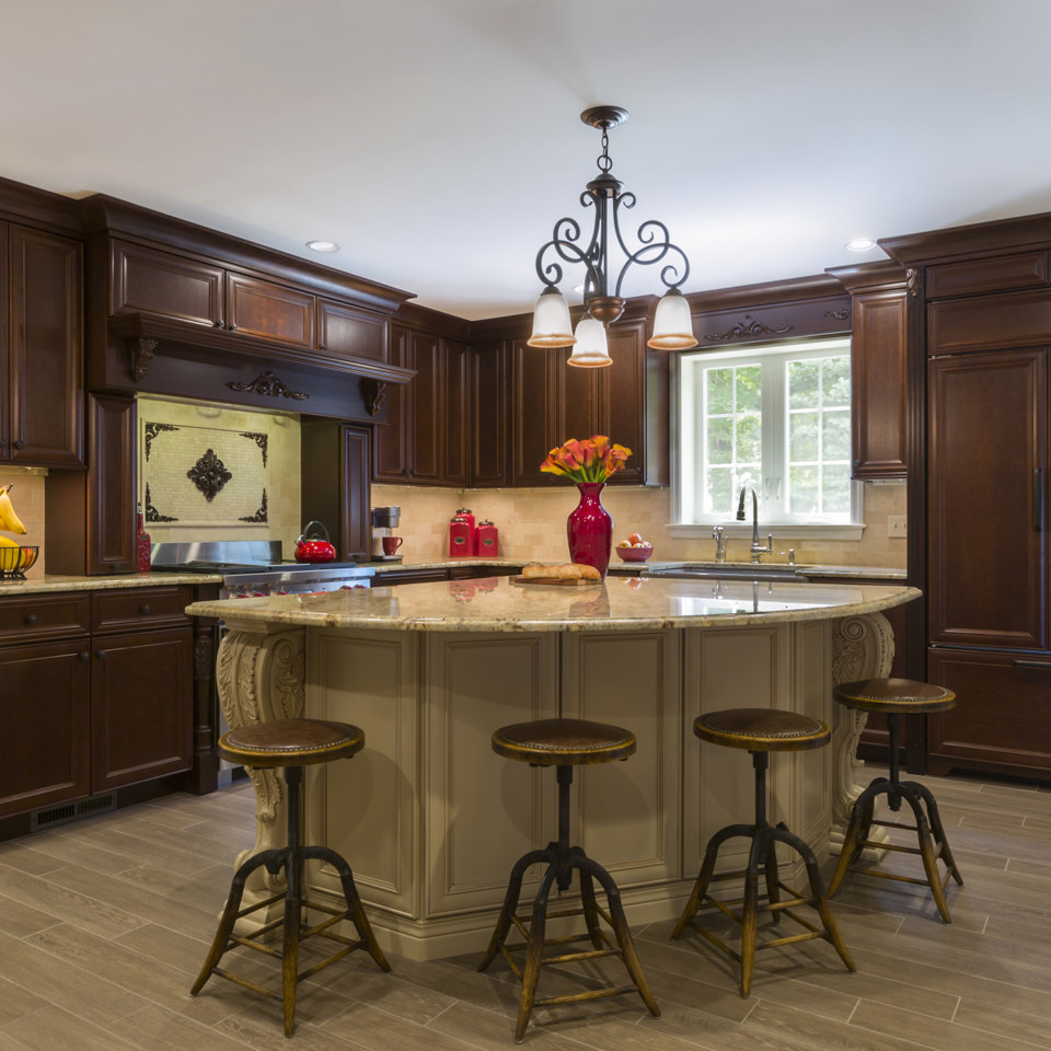 Tiffany door style in Cherry wood by Supply New England