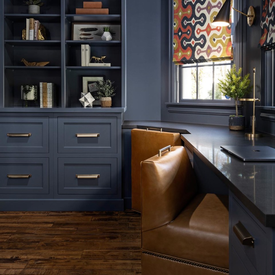 Maple Richmond Door - Match Paint color by Leighanne Lamarre Interiors