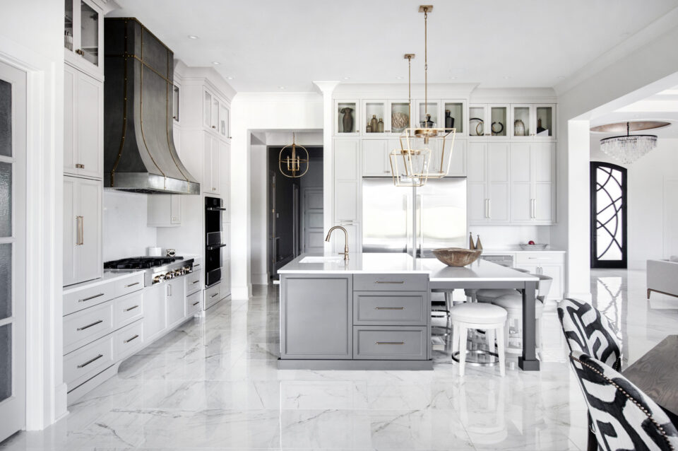 Door Style: Meridian in Painted Maple Finish/Color: Canvas - 20 Matte by Hermitage Kitchen Design Gallery