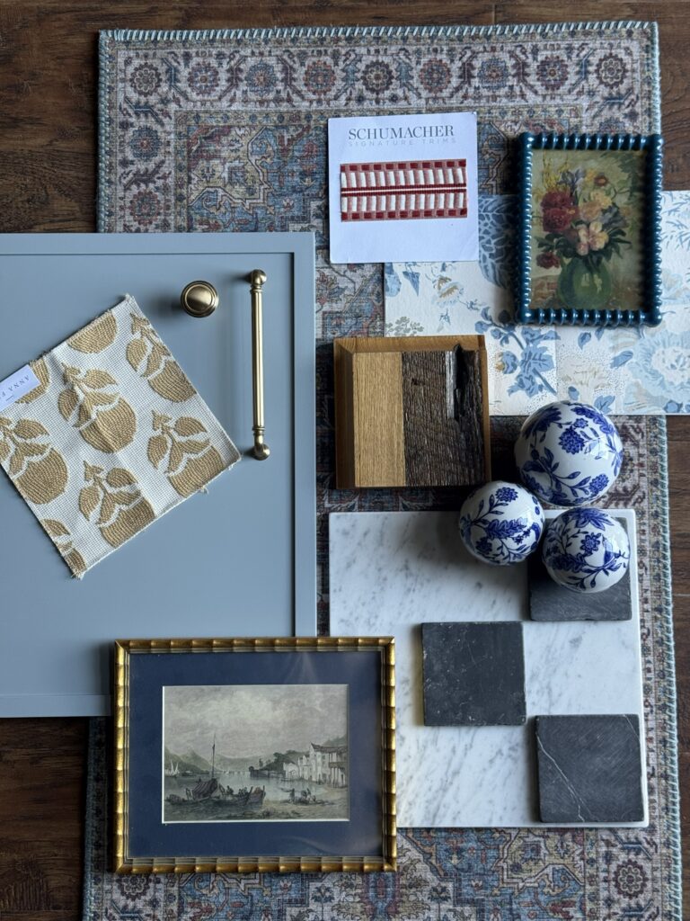 Portrait beaded Inset Twilight with slab drawers