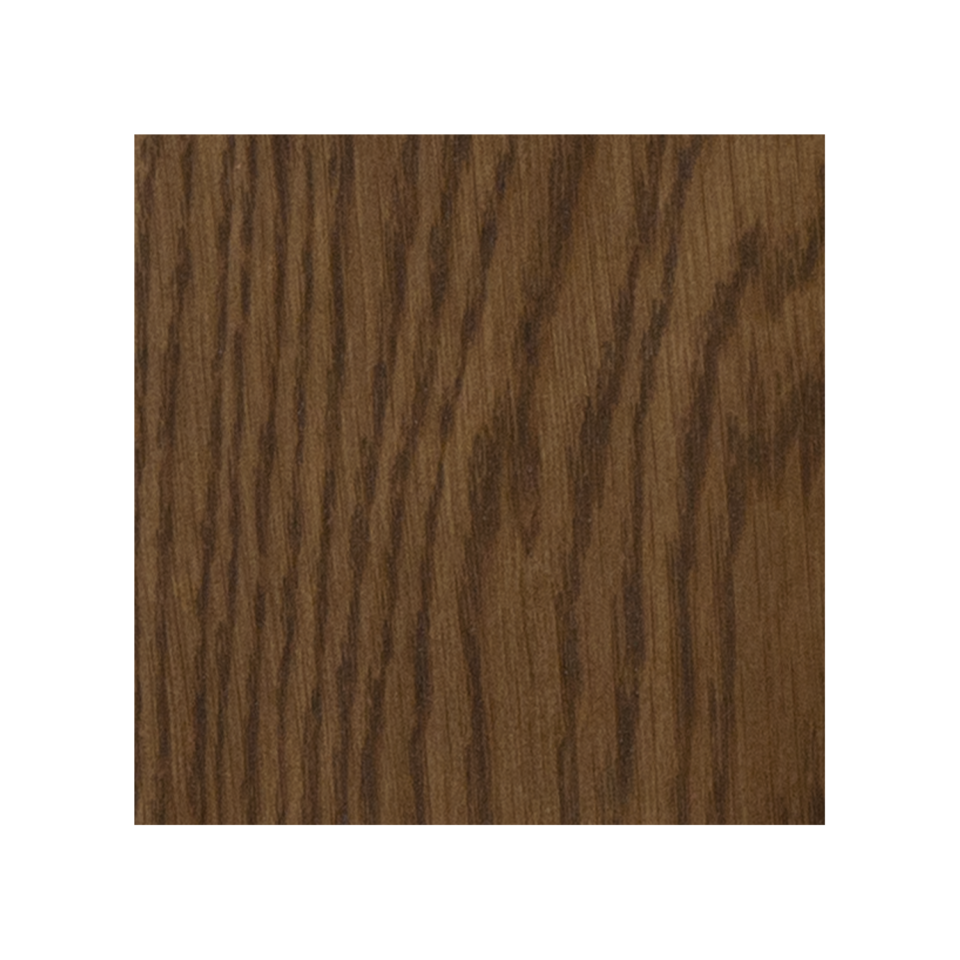 Close-up of brown wood grain with dark and light streaks running vertically